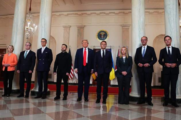 EuropaPress 6906626 18 augusto 2025 os washington l r european commission presidente ursula von EuropaPress 6906626 18 augusto 2025 os washington l r european commission presidente ursula von