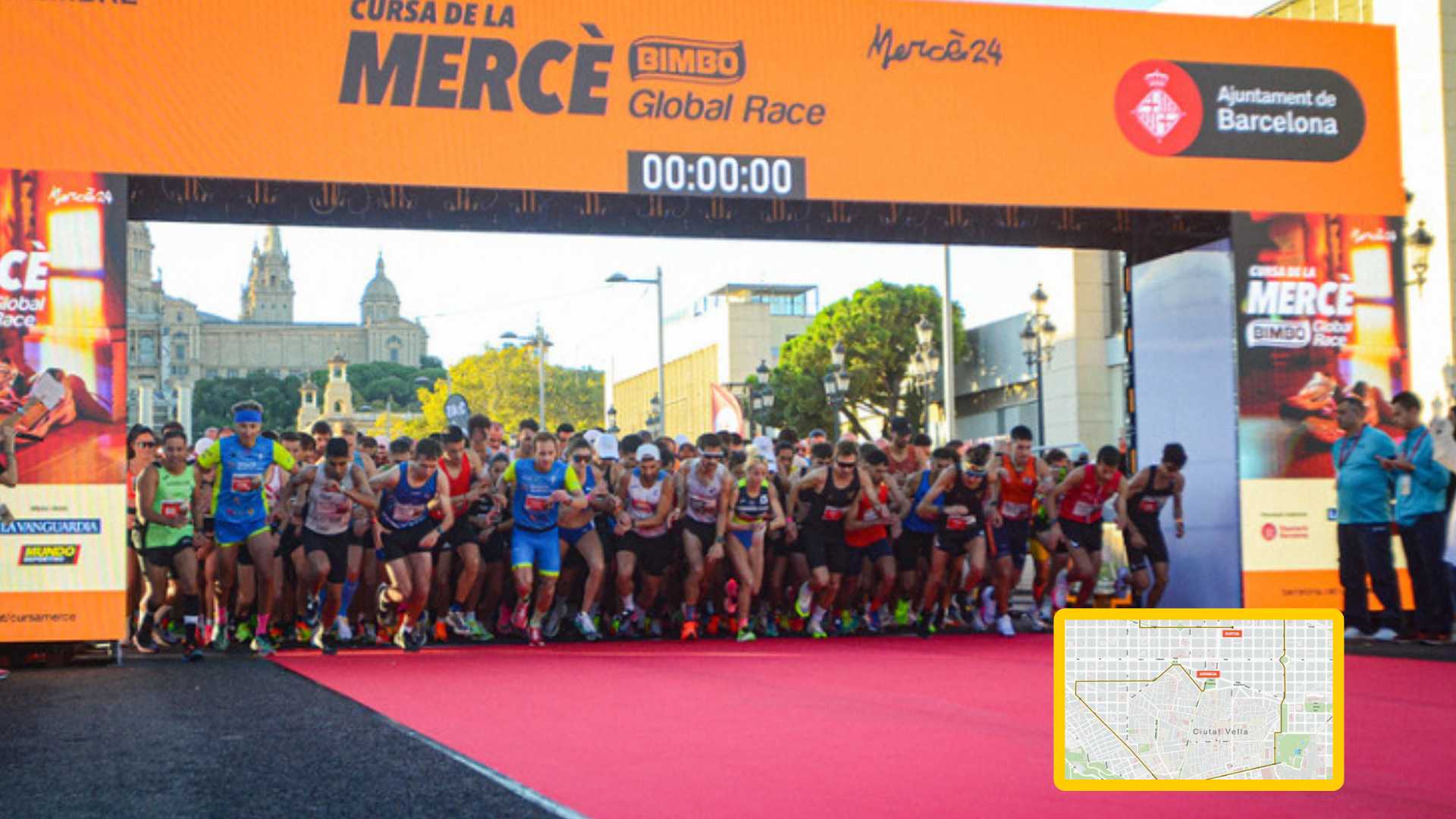 Cursa de la Mercè 2025: recorrido, horarios, cómo llegar y dónde recoger el dorsal