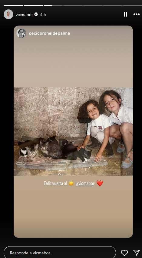 Felicitació de Cecilia Coronel a Victoria Federica Instagram Felicitació de Cecilia Coronel a Victoria Federica Instagram