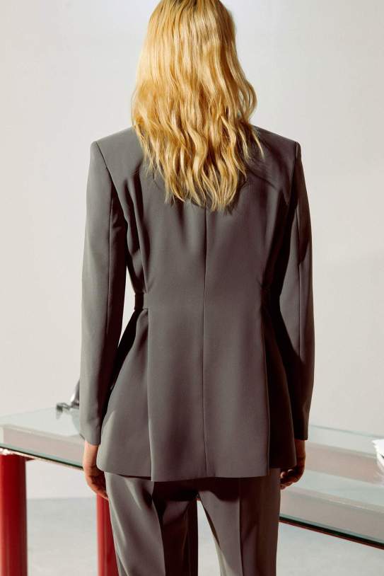 Chaqueta traje cinturón Chaqueta traje cinturón