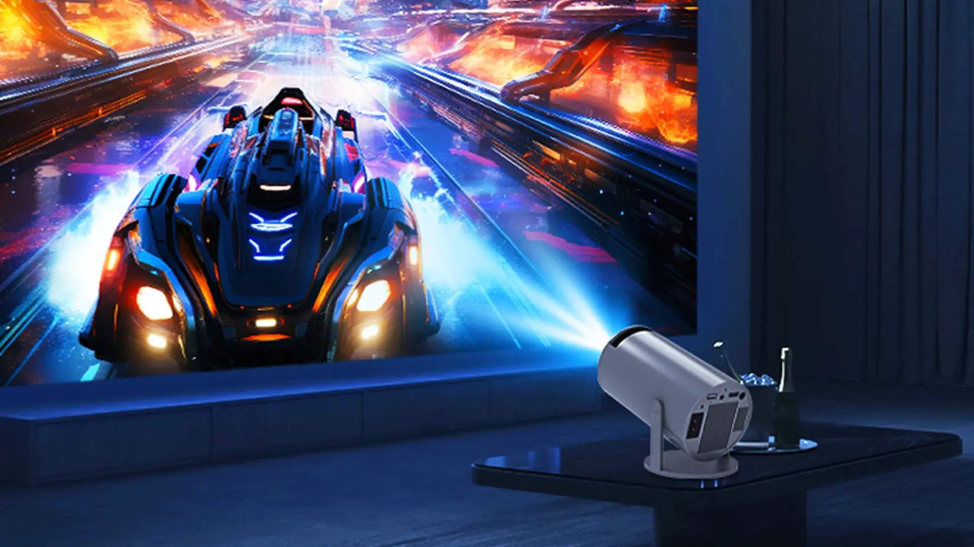 El proyector 4K con Android 11 que cuesta lo mismo que una pizza familiar