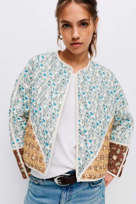 Chaqueta acolchada patchwork1