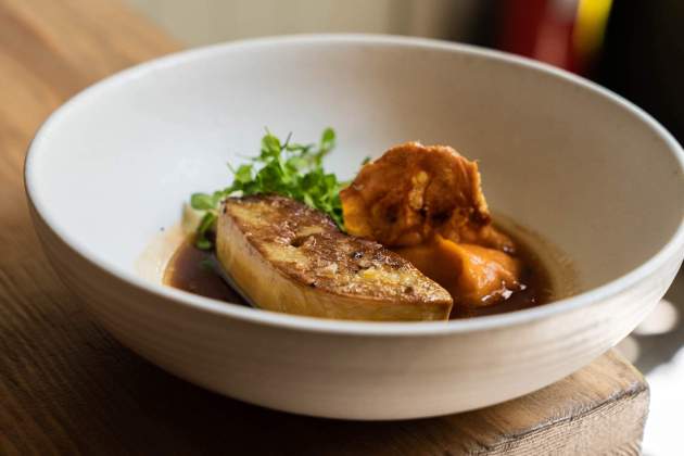 El foie con boniato de La Mundana / Foto: Jordi Domènech
