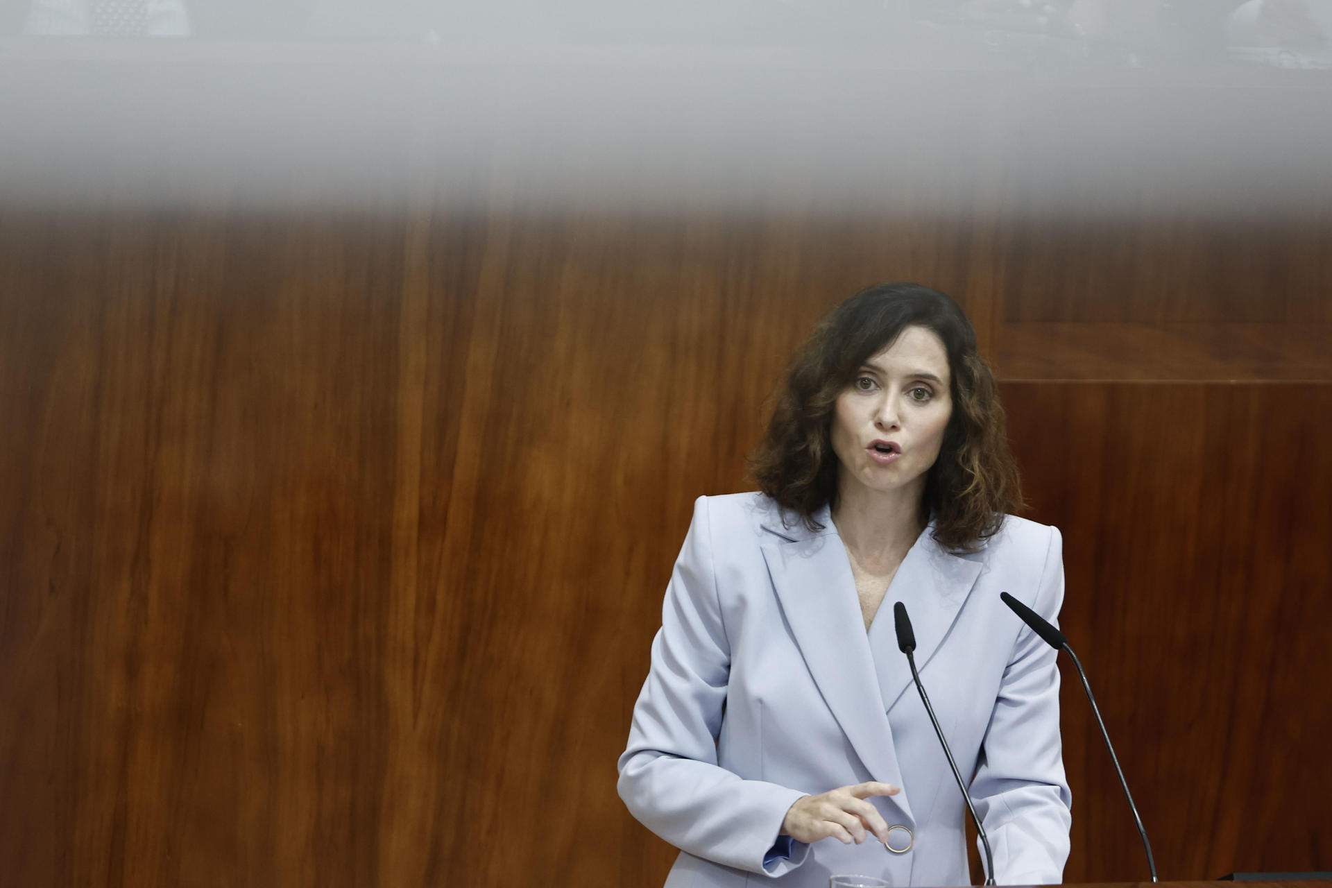 Ayuso convierte a Catalunya y Sánchez en protagonistas del inicio del curso en la Asamblea de Madrid