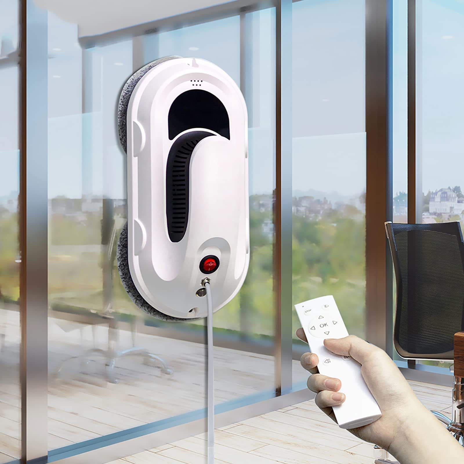 El robot que convierte la limpieza de ventanas en algo casi divertido