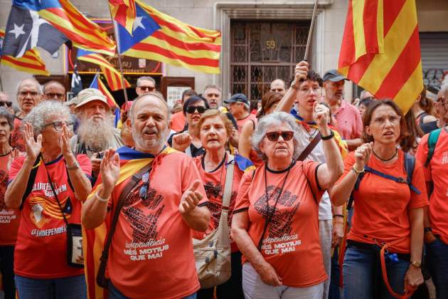 Diada 2025 Manifestació Barcelona via laietana / Foto: Carlos Baglietto
