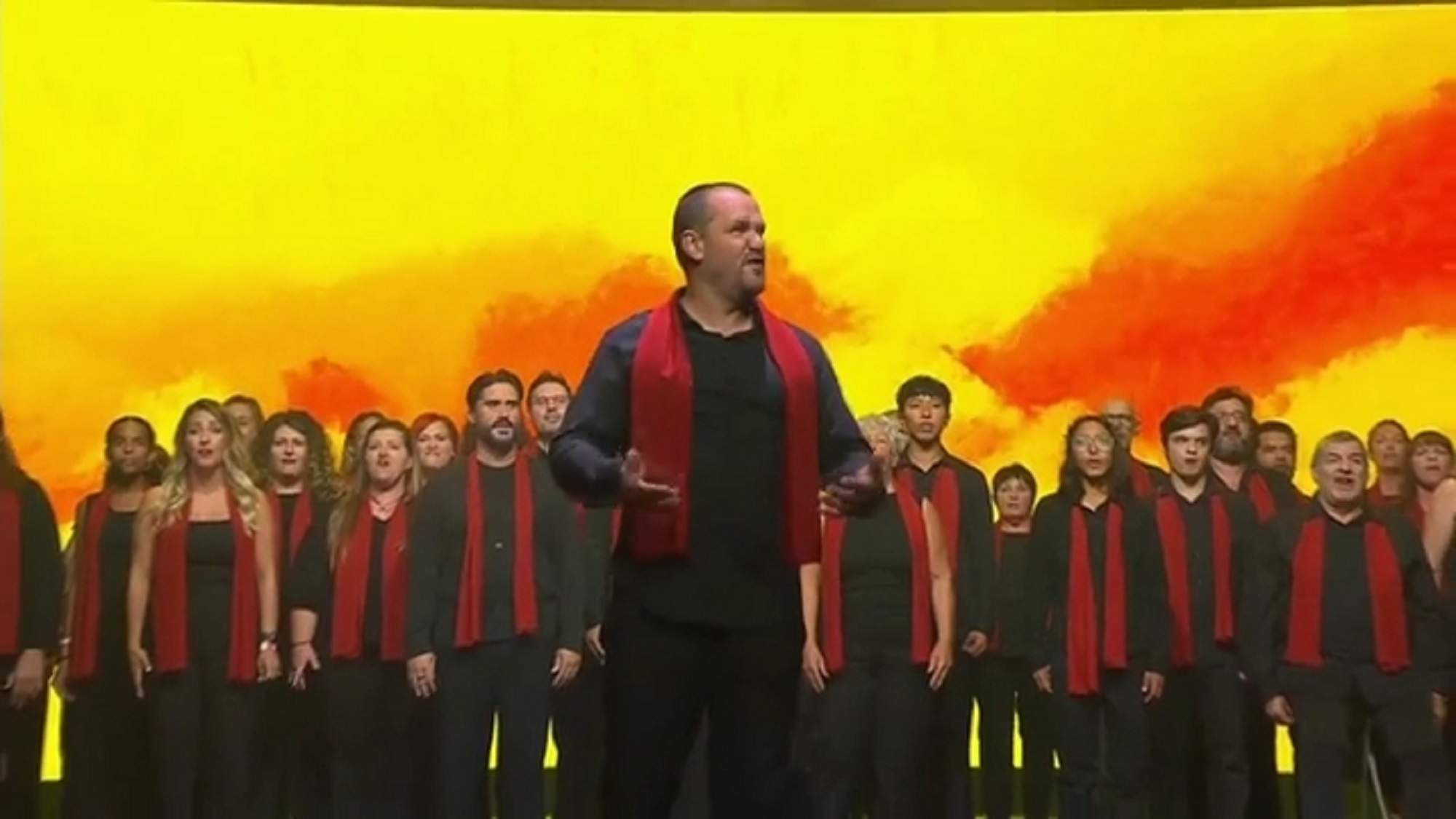 Música y literatura para reivindicar una Catalunya abierta y acogedora en el acto institucional de la Diada