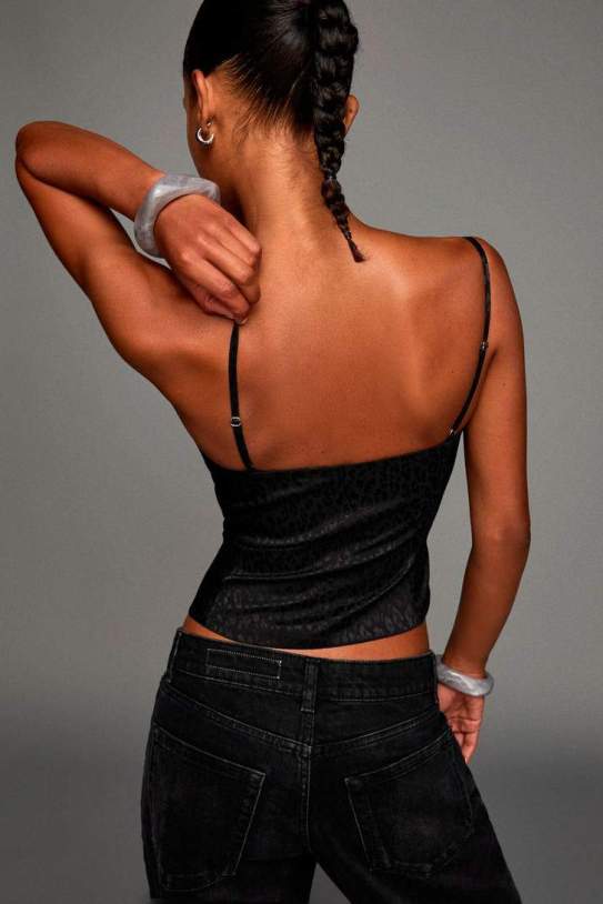 Top corset jacquard