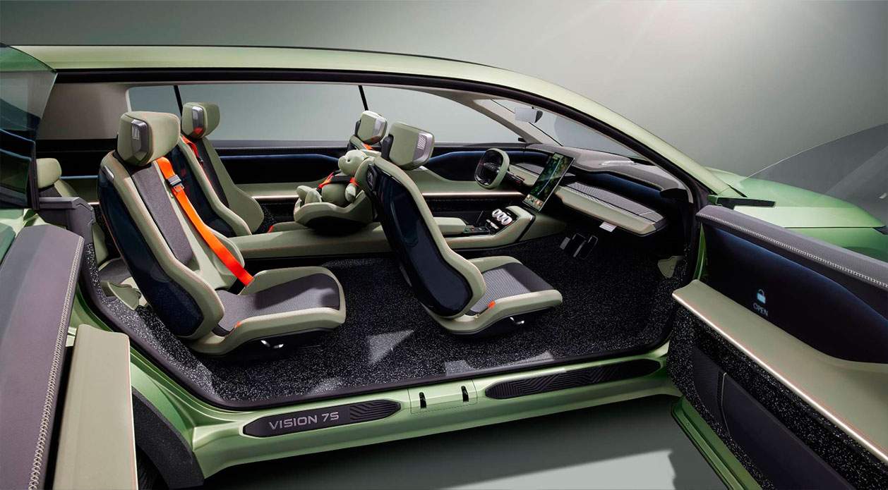 Skoda monta 7 plazas a su primer SUV eléctrico