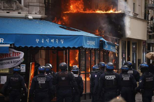 bloqueo total frança Foto: Yoan Valat / Efe bloqueo total frança Foto: Yoan Valat / Efe