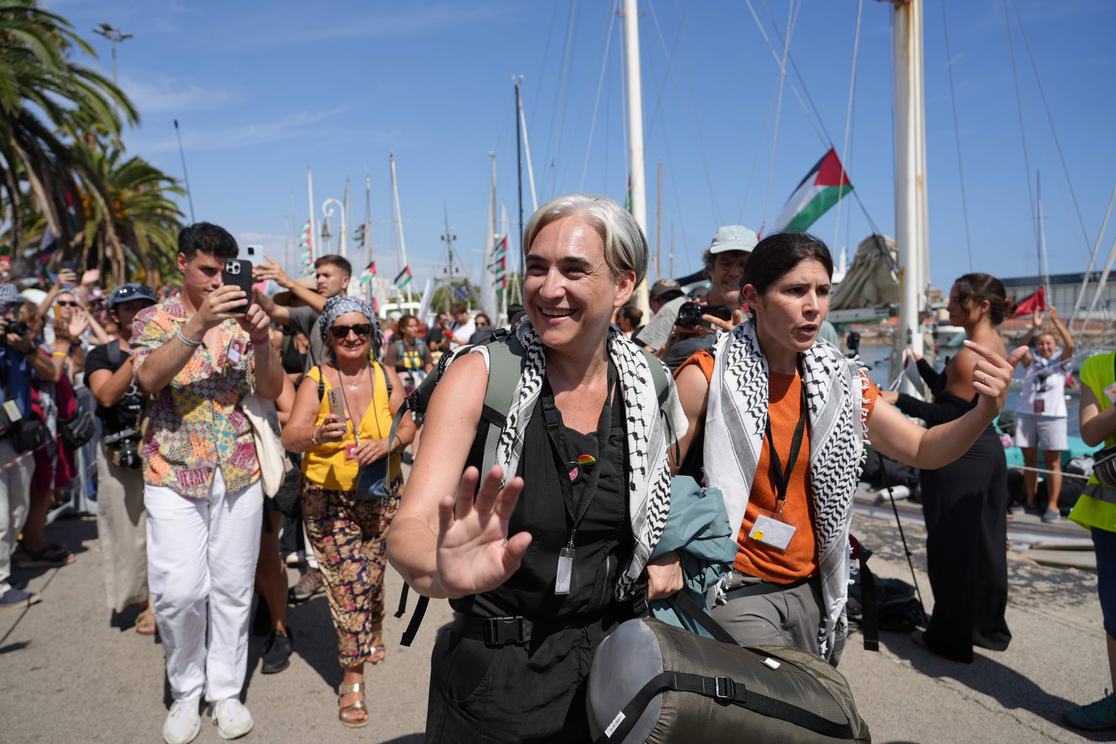 Colau prevé que la Flotilla sufra ataques "mucho peores" antes de reemprender el viaje a Gaza