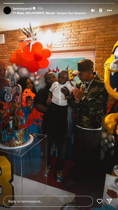 L'aniversari de Keyne, el germà de Lamine Yamal Instagram L'aniversari de Keyne, el germà de Lamine Yamal Instagram