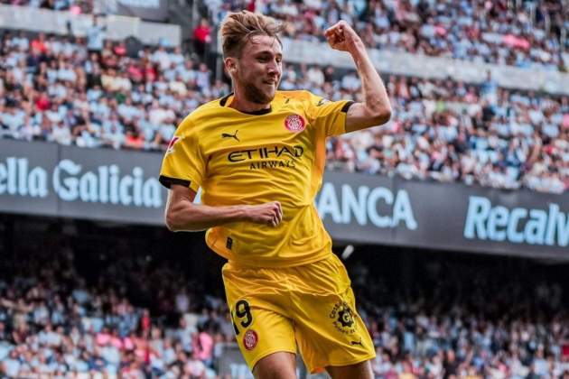 Vladyslav Vanat celebració gol Girona / Foto: GironaFC Vladyslav Vanat celebració gol Girona / Foto: GironaFC