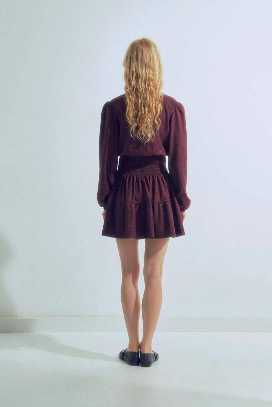 Vestido estampado animal