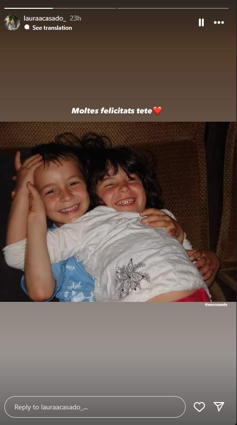 Felicitació germana Marc Casadó Instagram (1) Felicitació germana Marc Casadó Instagram (1)
