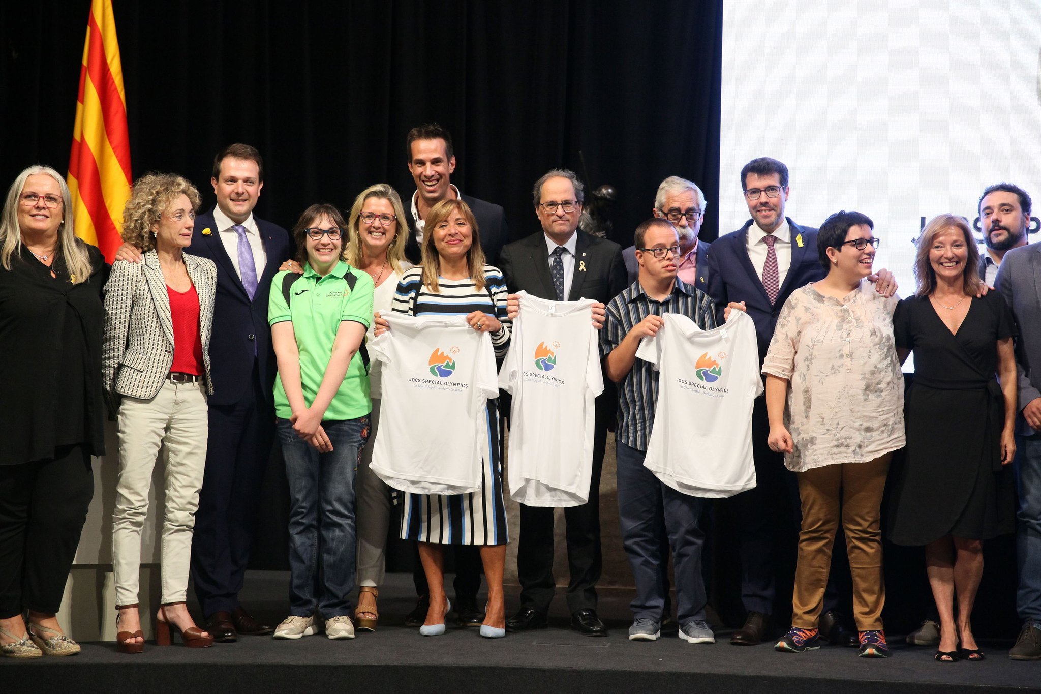 Quim Torra assisteix a la presentació dels Jocs Special Olympics
