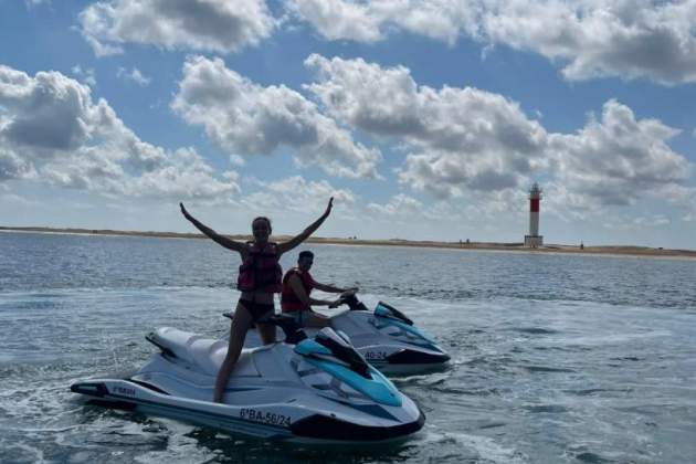 Cristina y Artur, en el delta del Ebro IG