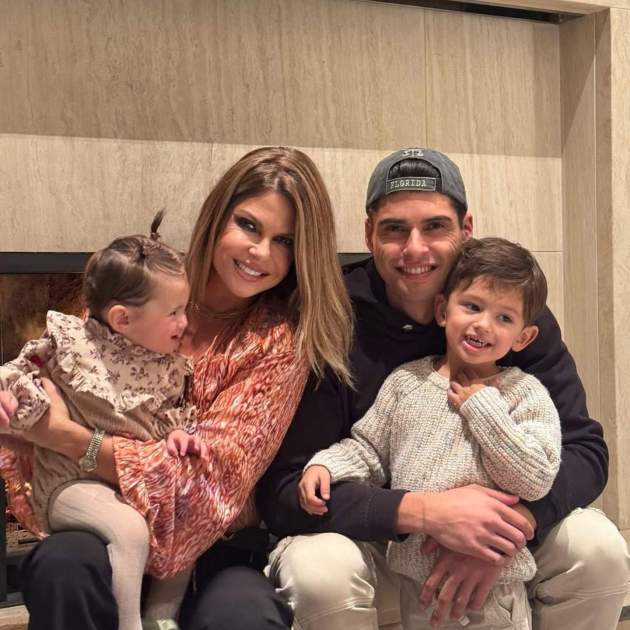 Makoke amb el seu fill Javi Tudela i els seus dos nets   Instagram