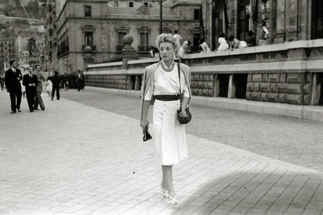 La actriz Conchita Montenegro San Sebastián (7 de 7) Agustina Zugasti Fondo Car Kutxa Fototeka