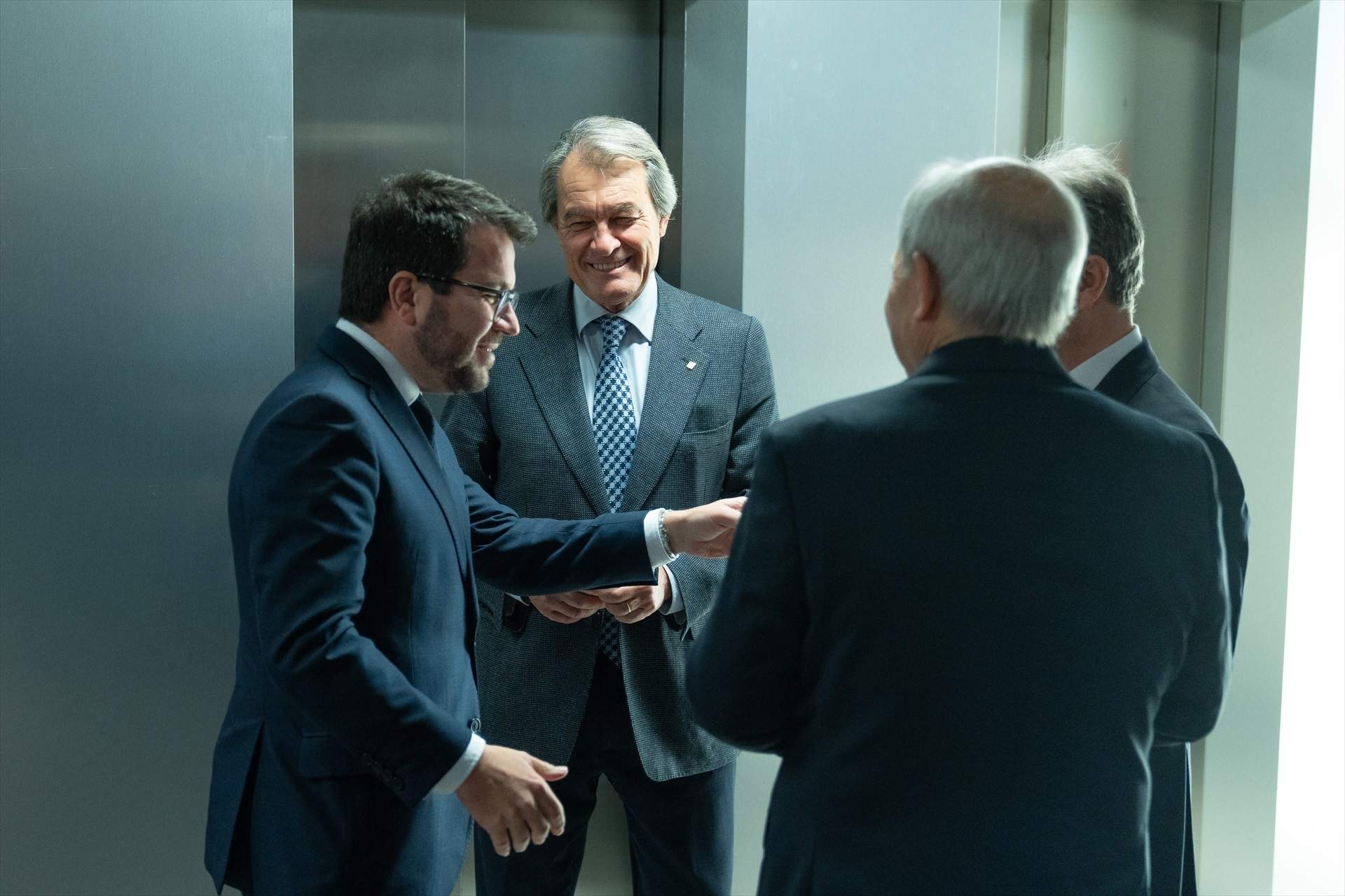 Pere Aragones i Artur Mas / Europa Press