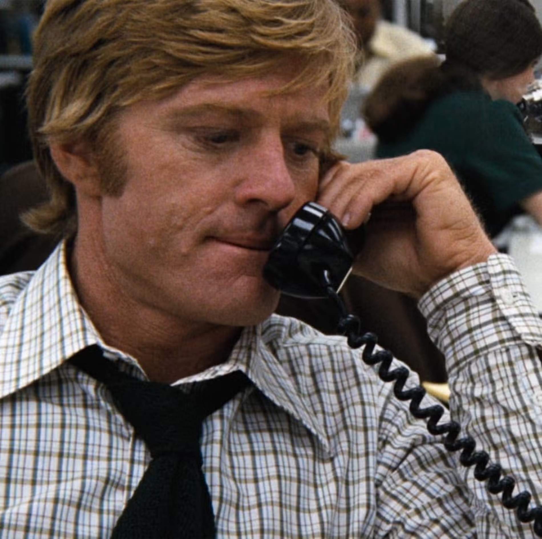 Robert Redford, en el seu paper de Bob Woodward, a 'Tots els homes del president'