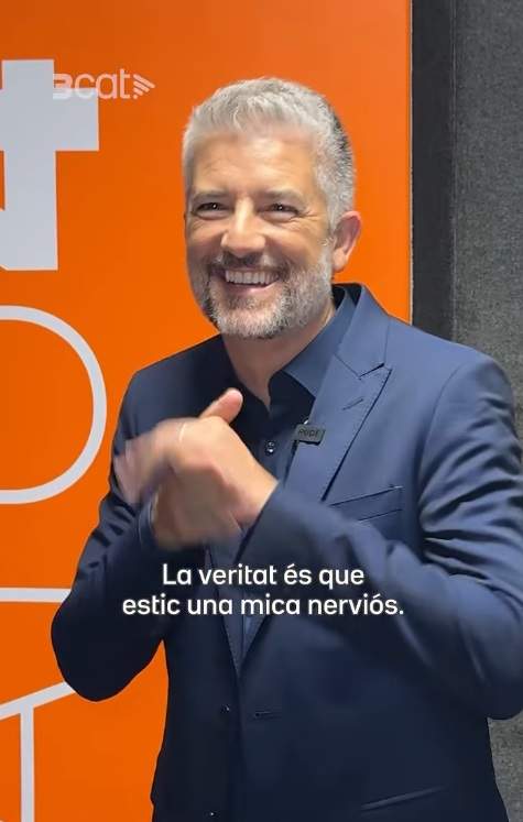 Toni Cruanyes, just abans d'estrenar el nou 'TN Vespre' IG