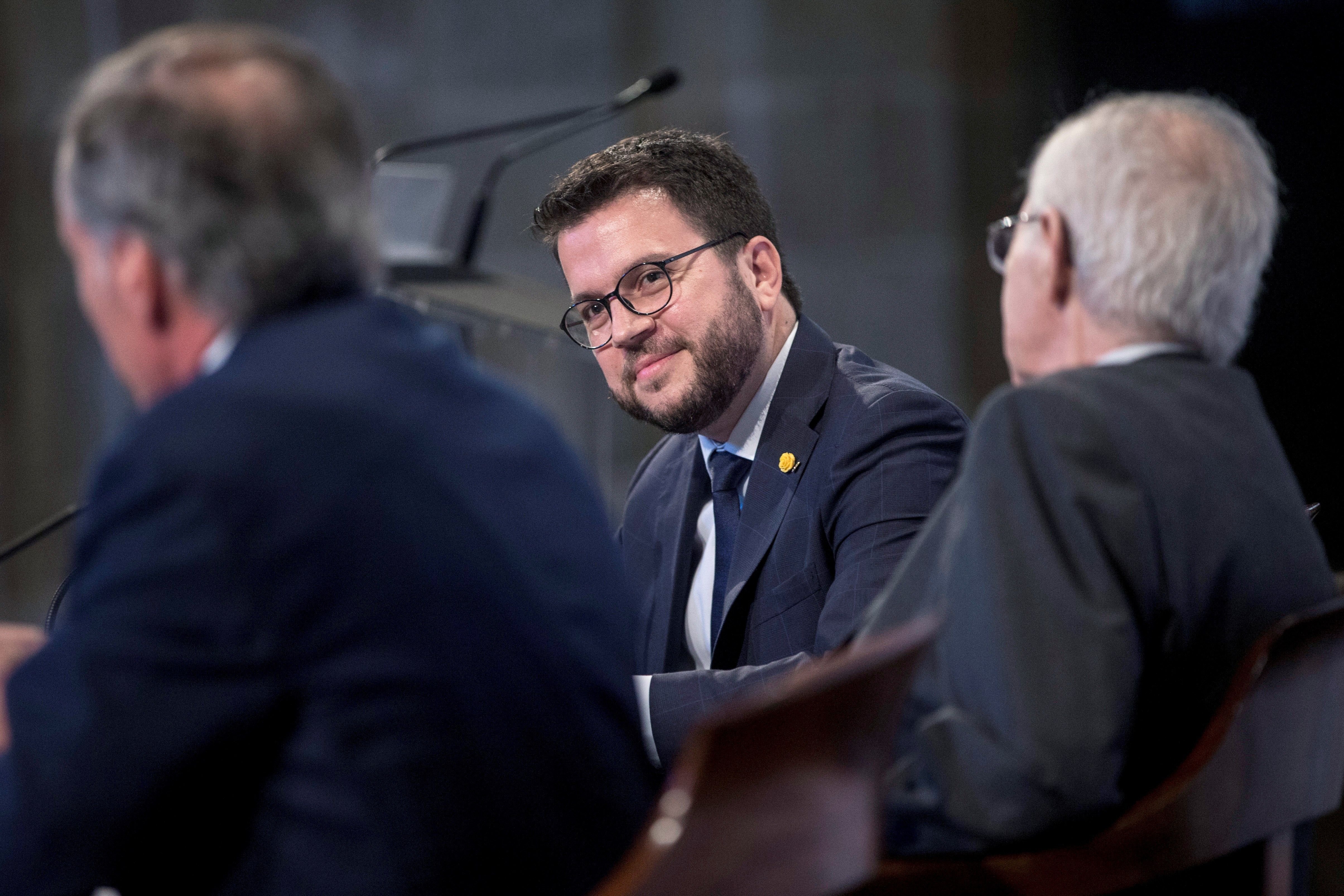 Aragonès, en 'The National': Europa tendría que "romper el silencio" sobre los presos políticos