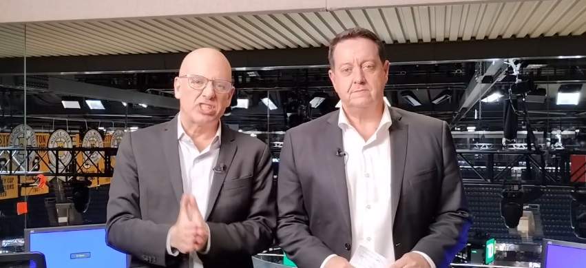 Guille Giménez y Antoni Daimiel, dos cracs haciendo los partidos de la NBA a Movistar+3
