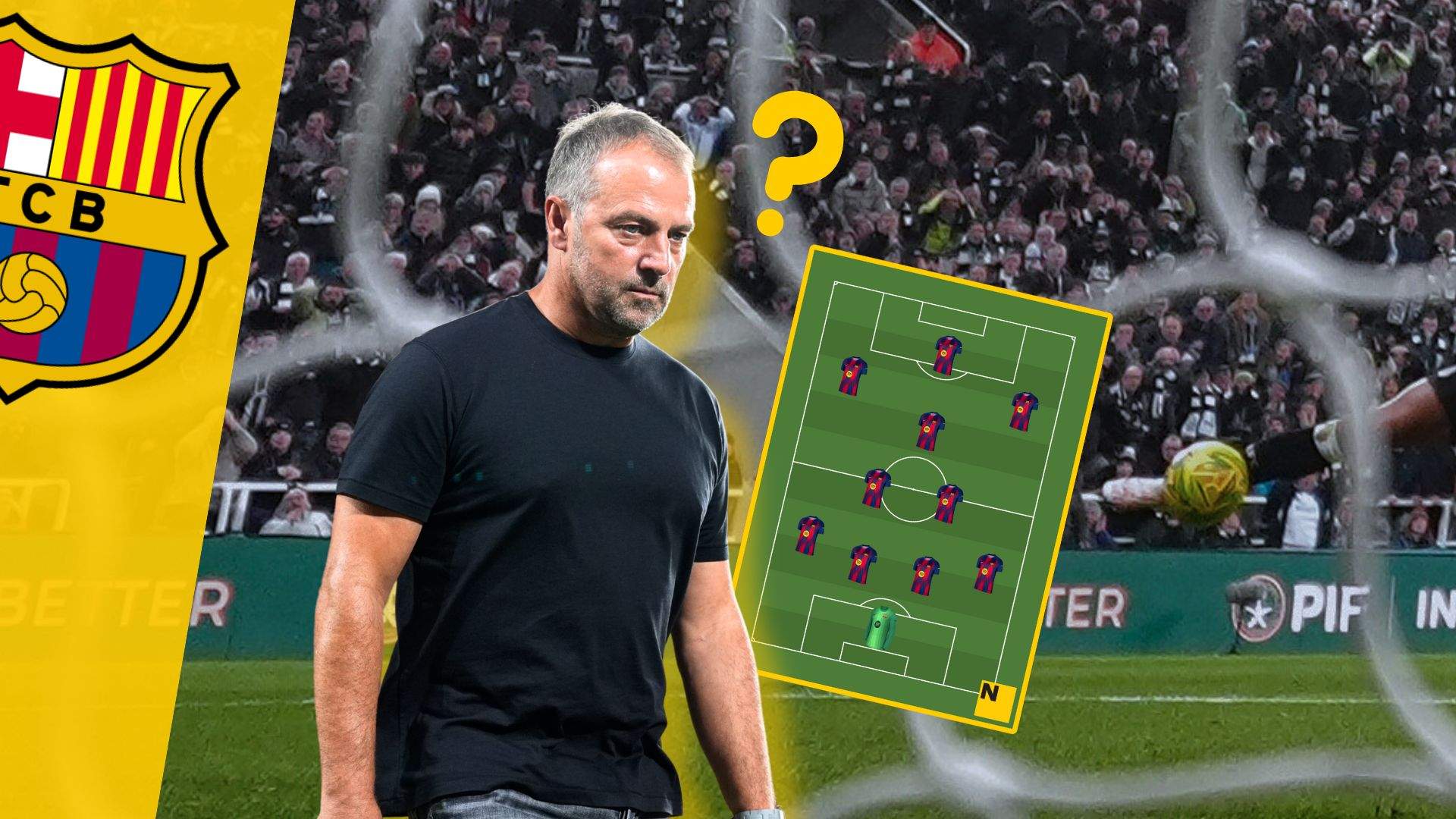 La possible alineació de Hansi Flick per al Newcastle - Barça: tres dubtes importants