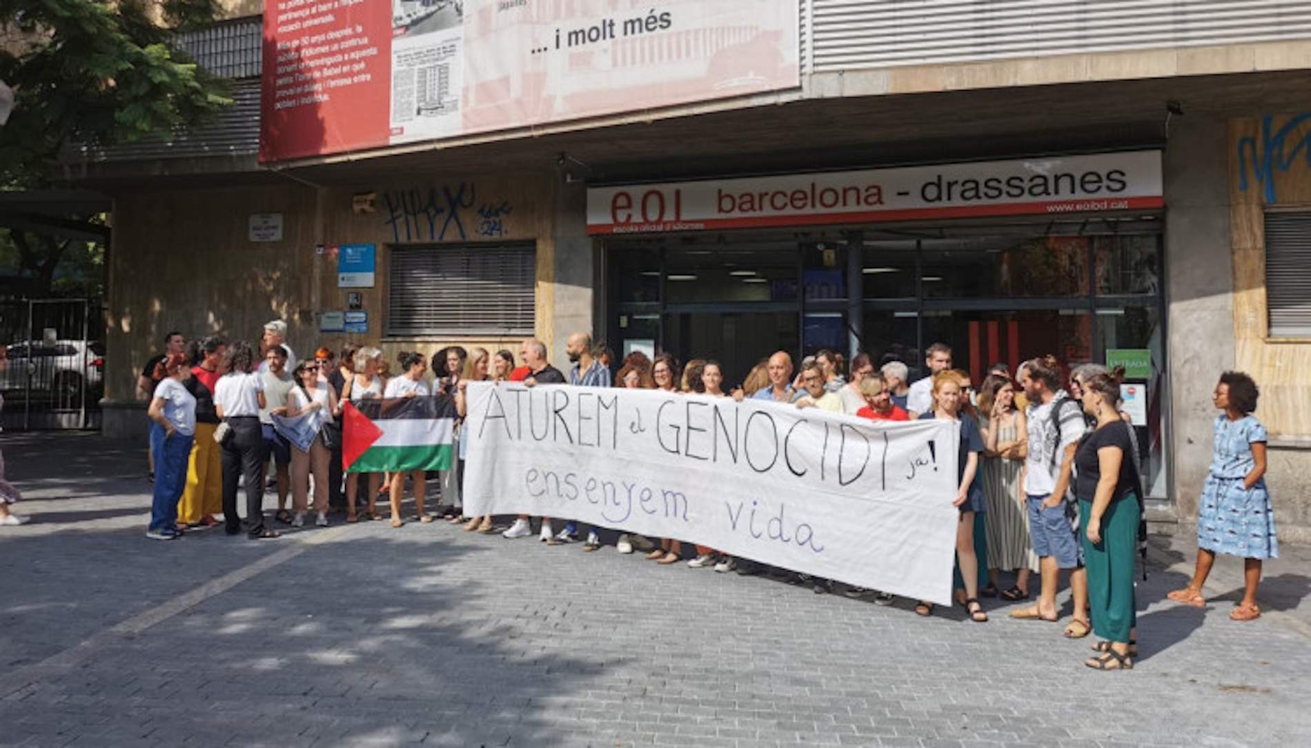 Xoc entre Educació i les escoles per les mobilitzacions en defensa de Gaza: la USTEC denuncia "pressions"