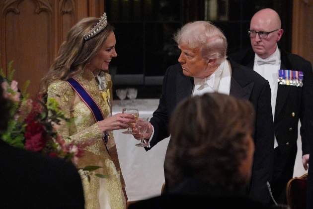 Kate Middleton brinda per Donald Trump després del seu discurs / Europa Press