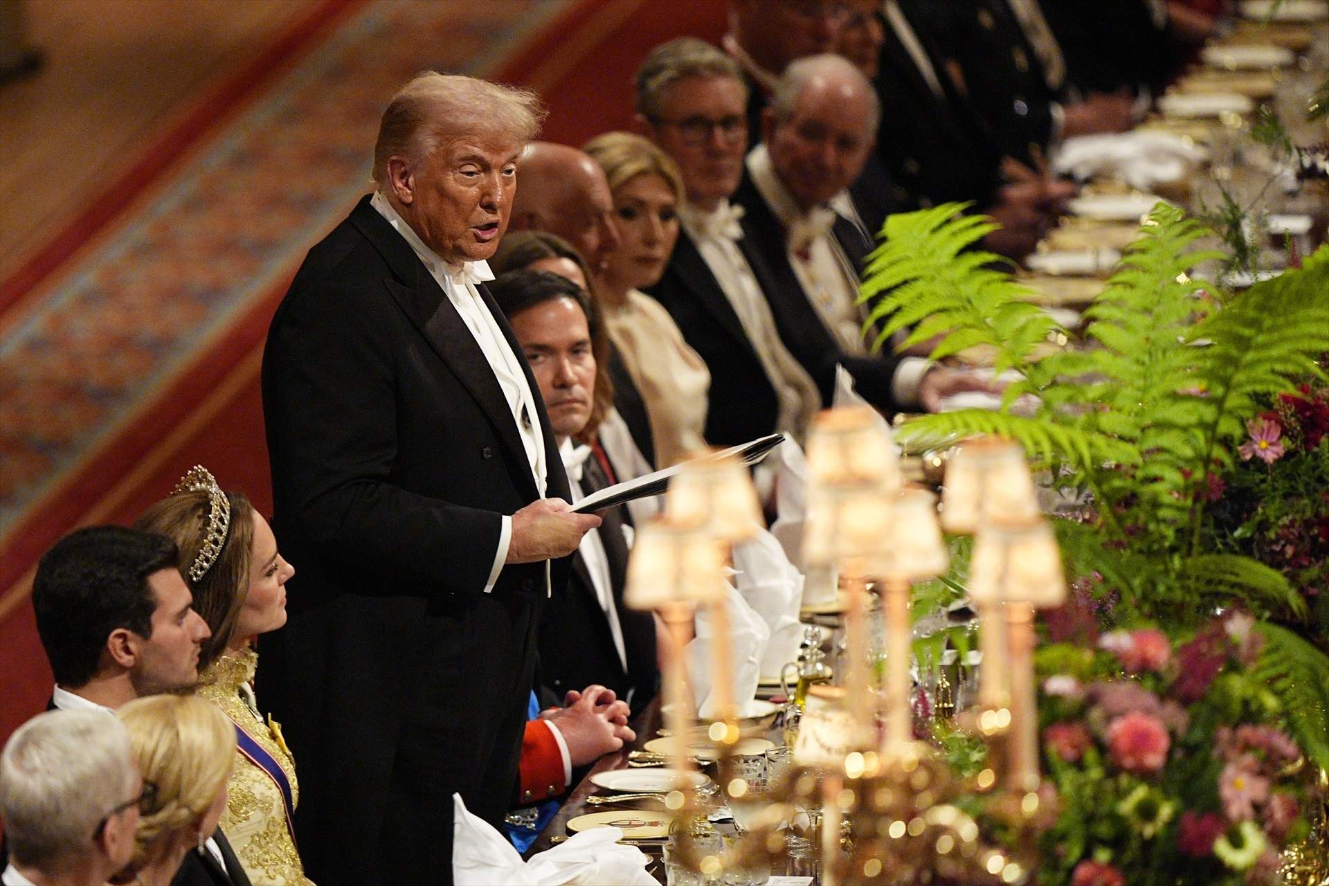 Sis mesos de preparatius i un conyac del 1912: així va ser el banquet en honor a Trump a Windsor