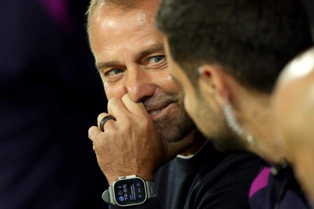 Hansi Flick Barça Newcastle / Foto: EFE