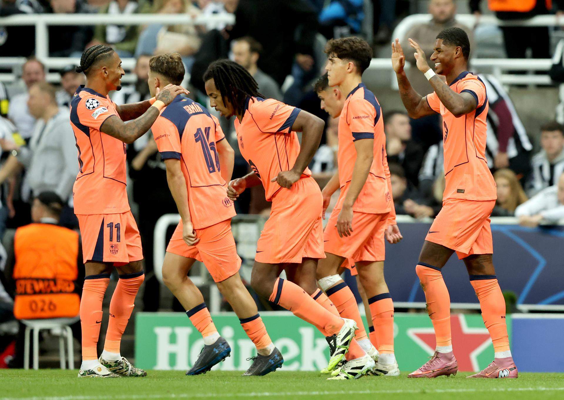 El Barça venç el Newcastle amb un doblet de Rashford (1-2) i presenta les seves credencials per a la Champions