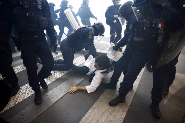 manifestació protesta frança macron efe manifestació protesta frança macron efe