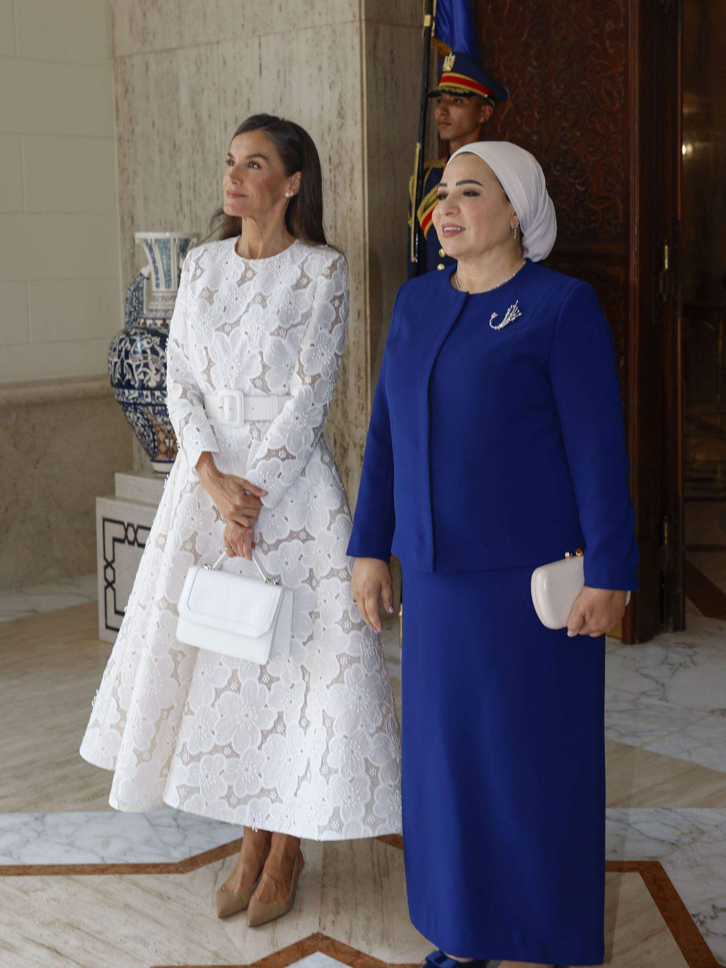 Letizia y la primera dama de egipto Letizia y la primera dama de egipto