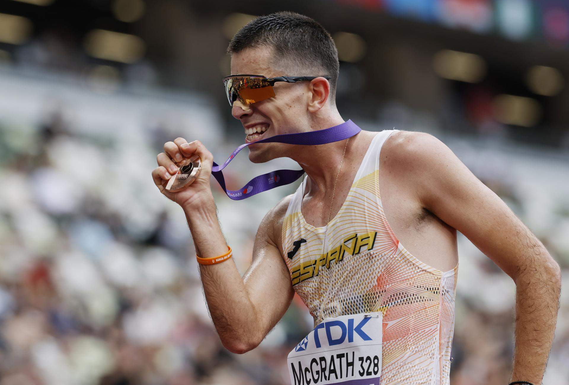 El català Paul McGrath fa història amb un bronze als 20 km marxa del Mundial de Tòquio
