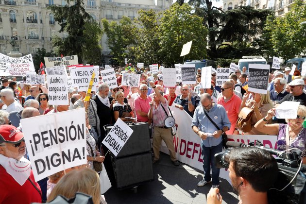 manifestació pensions congrés - Efe