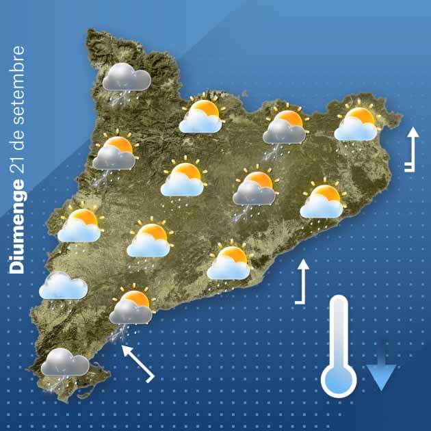 Mapa Catalunya Dissabte 20/09 Mapa Catalunya Dissabte 20/09