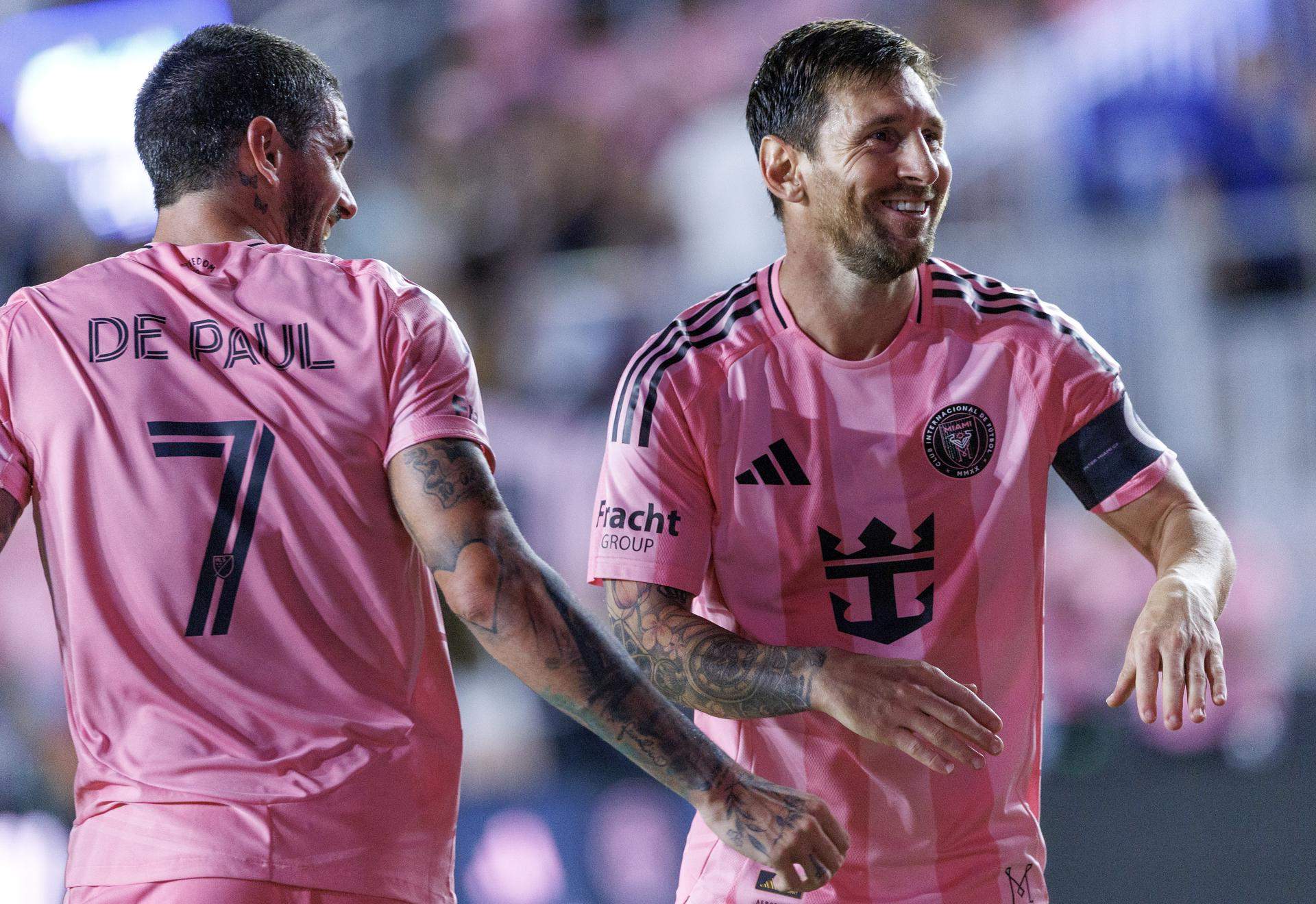 Messi se luce con un doblete y una asistencia en el triunfo del Inter Miami