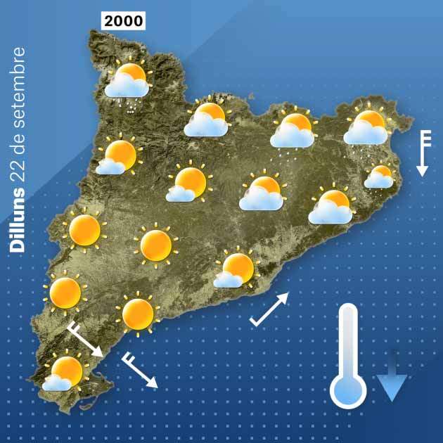 Mapa Catalunya Dilluns 21-09 Mapa Catalunya Dilluns 21-09