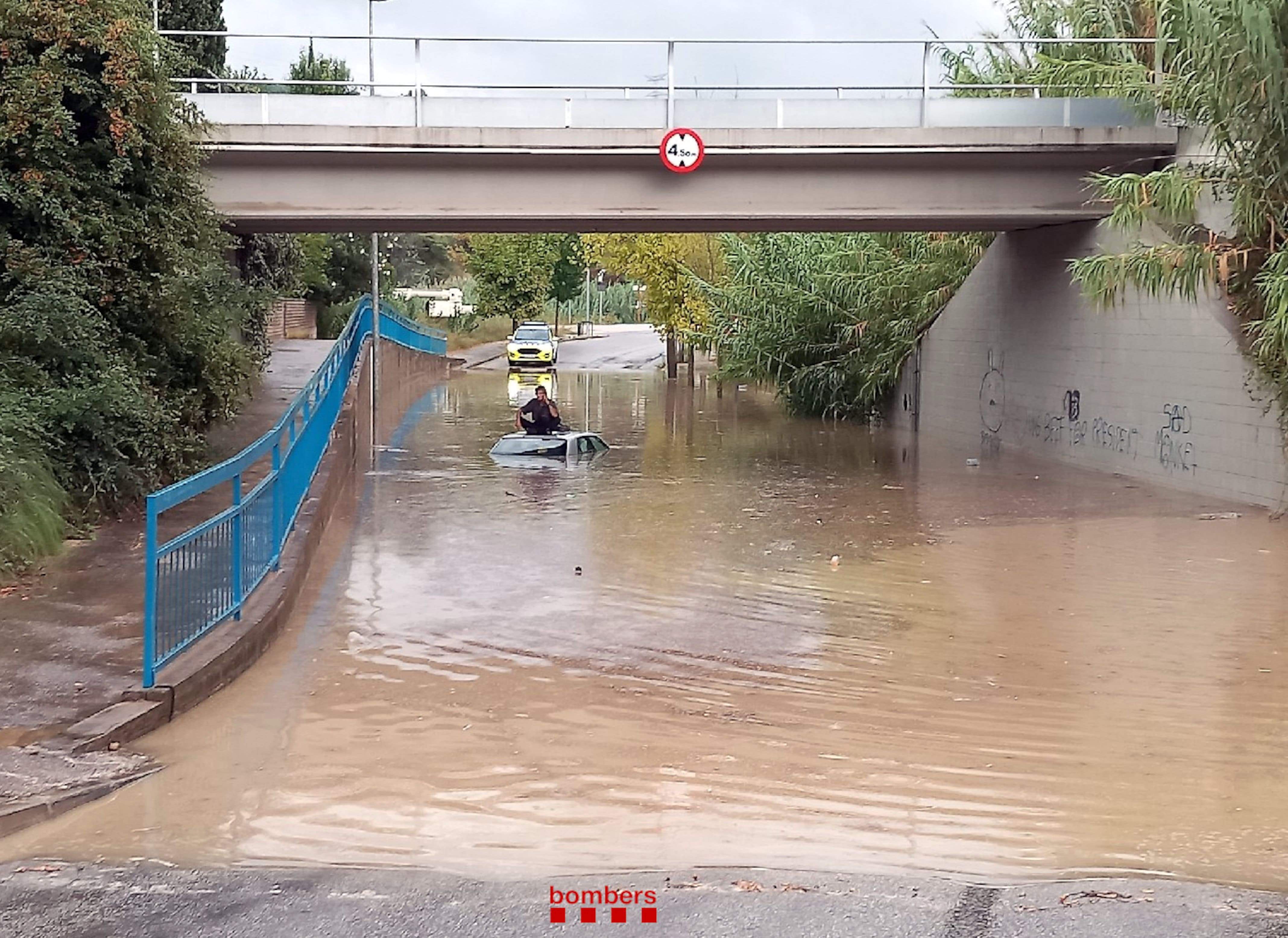 Las tormentas barren Catalunya con más de 100 litros en la zona de Montserrat