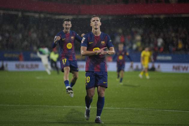 Dani Olmo gol Barça Getafe / Foto: EFE Dani Olmo gol Barça Getafe / Foto: EFE