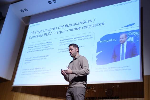 Pegasus. Sentinel Alliance. El president i querellant de Sentinel, Joan Arús