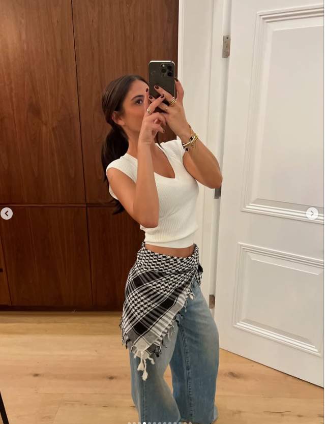 Maria Guardiola propalestina, Instagram Maria Guardiola propalestina, Instagram