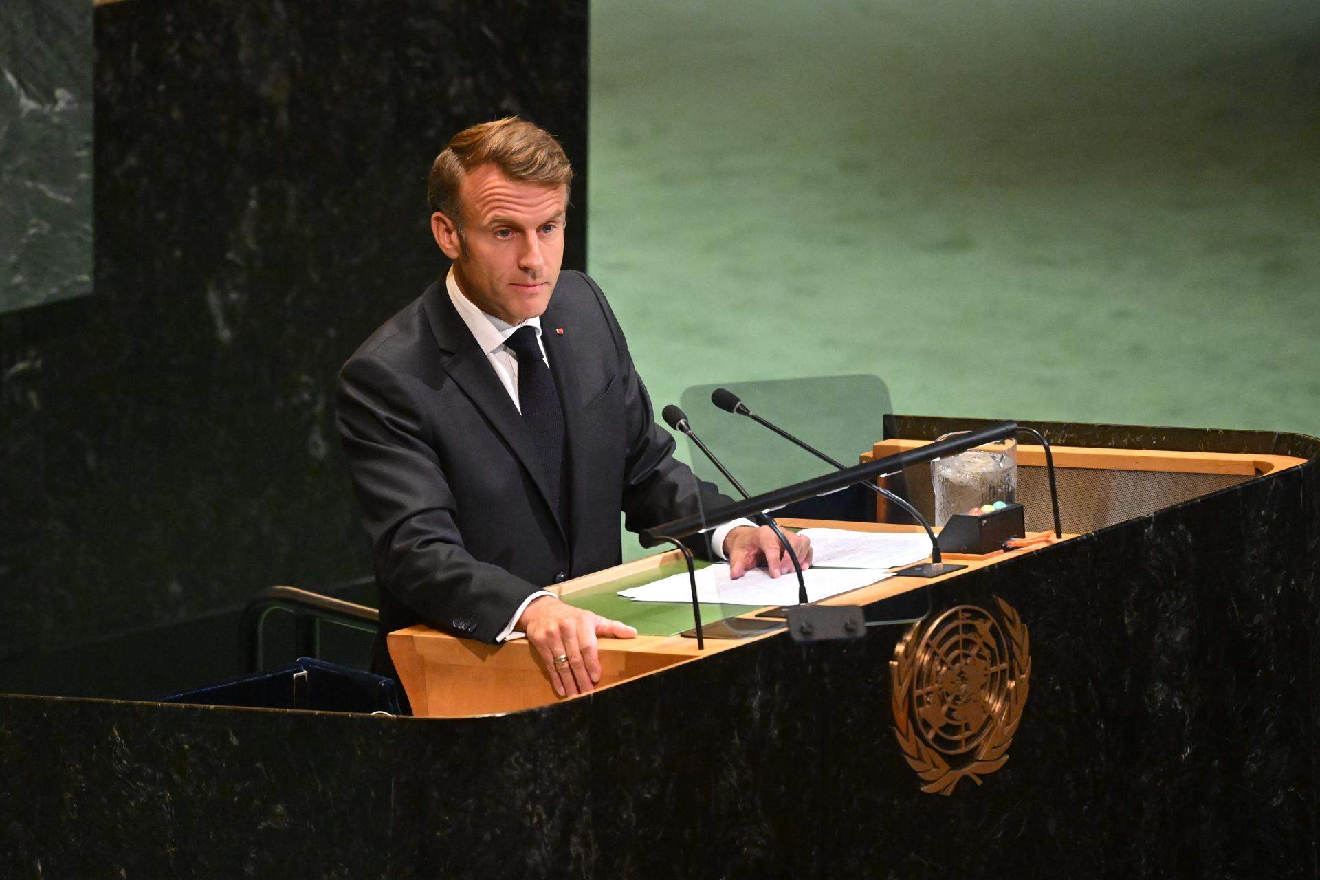 Macron anuncia que França reconeix oficialment l'Estat de Palestina: "Ha arribat l'hora"