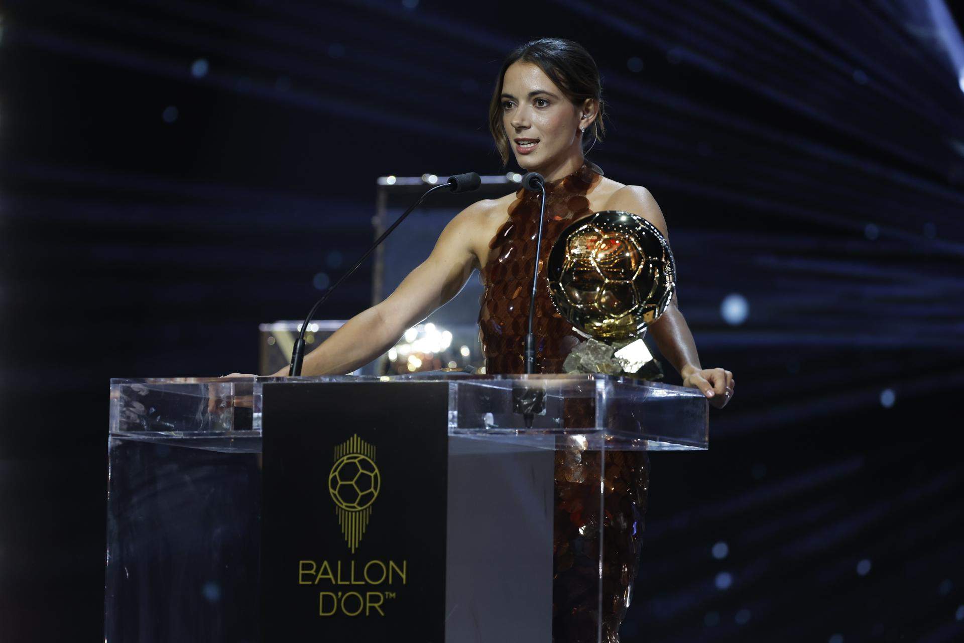 Las redes vuelven a vomitar catalanofobia contra el discurso en catalán de Aitana Bonmatí por el Balón de Oro