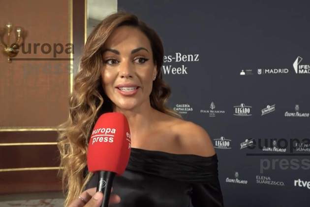 Lara Álvarez a la entrevista de Europa Press