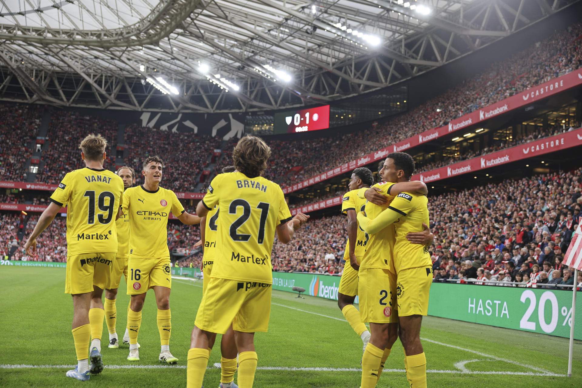 El Girona treu forces a San Mamés i recupera sensacions contra l'Athletic Club (1-1)