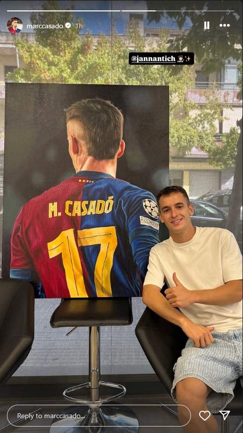 Marc Casadó, regal d'aniversari   Instagram